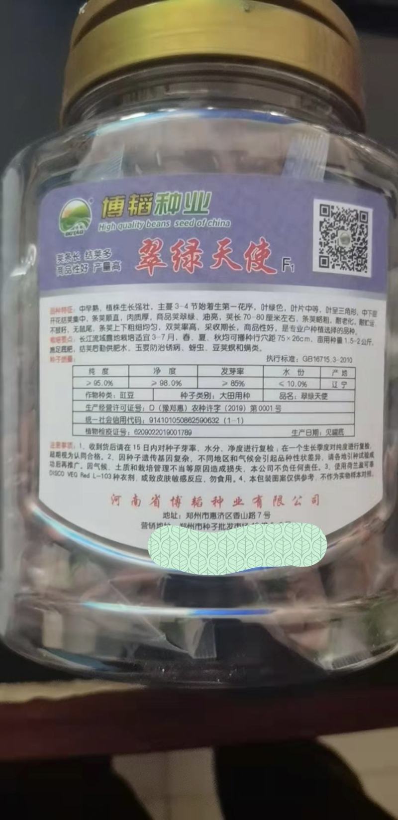 翠绿天使抗病产量结荚多易管理条直长采收期长长势好