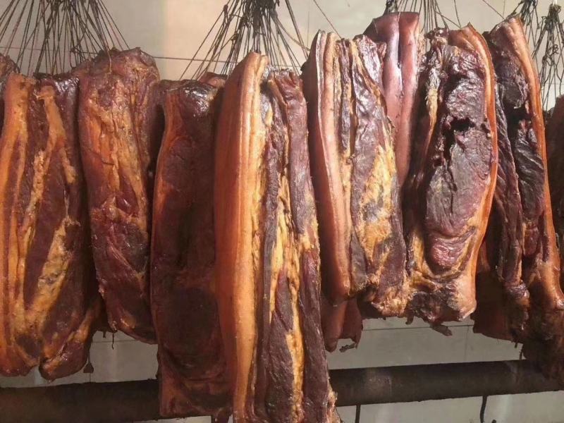 四川特产烟熏老腊肉腊前腿二刀五花偏肥腊肉