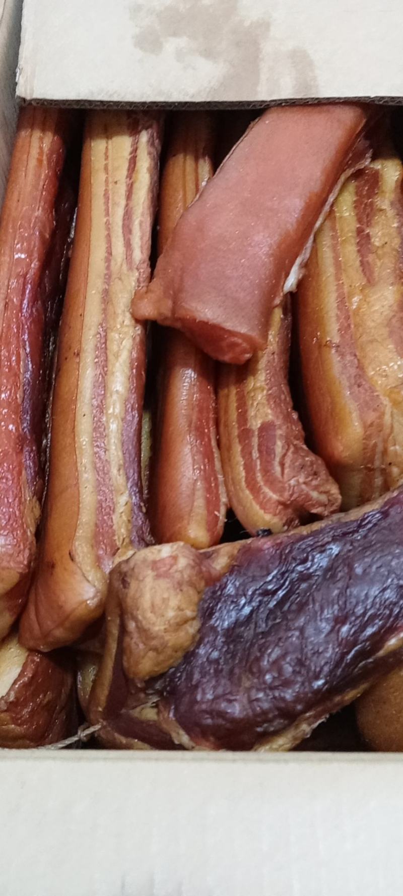 四川特产烟熏老腊肉腊前腿二刀五花偏肥腊肉