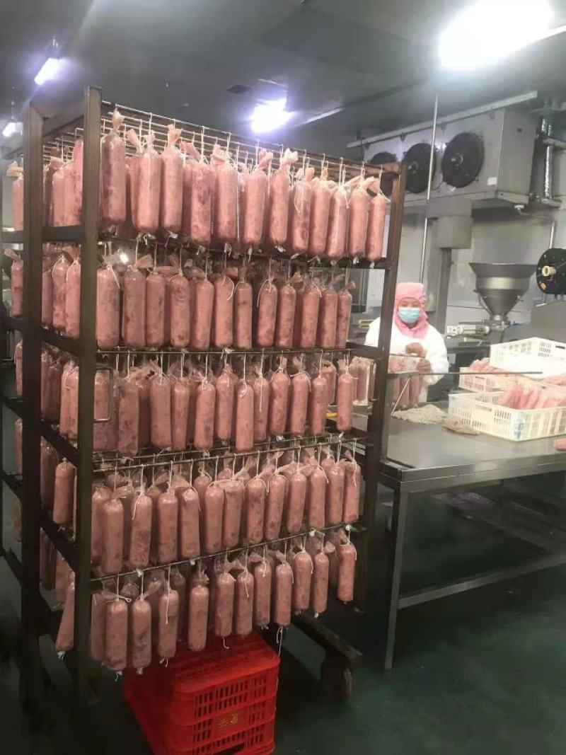 【厂家批发】380克青岛老火腿纯猪腱子肉不加鸡肉和鸭肉