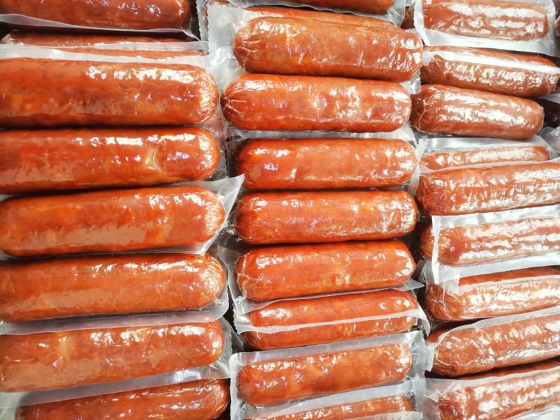 【厂家批发】380克青岛老火腿纯猪腱子肉不加鸡肉和鸭肉