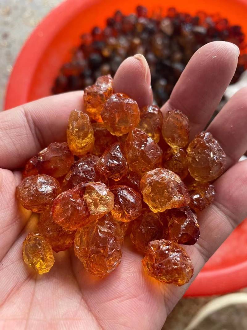 桃胶人工精修360度修剪圆珠湖北随县源头工厂一手货源批发