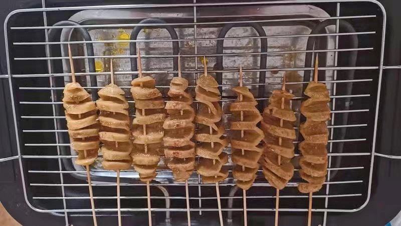 纯手工面筋，烤面筋半成品摆摊烧烤烧烤串批发！包邮到家！