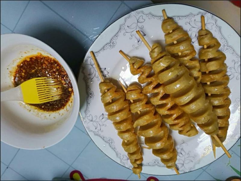 纯手工面筋，烤面筋半成品摆摊烧烤烧烤串批发！包邮到家！