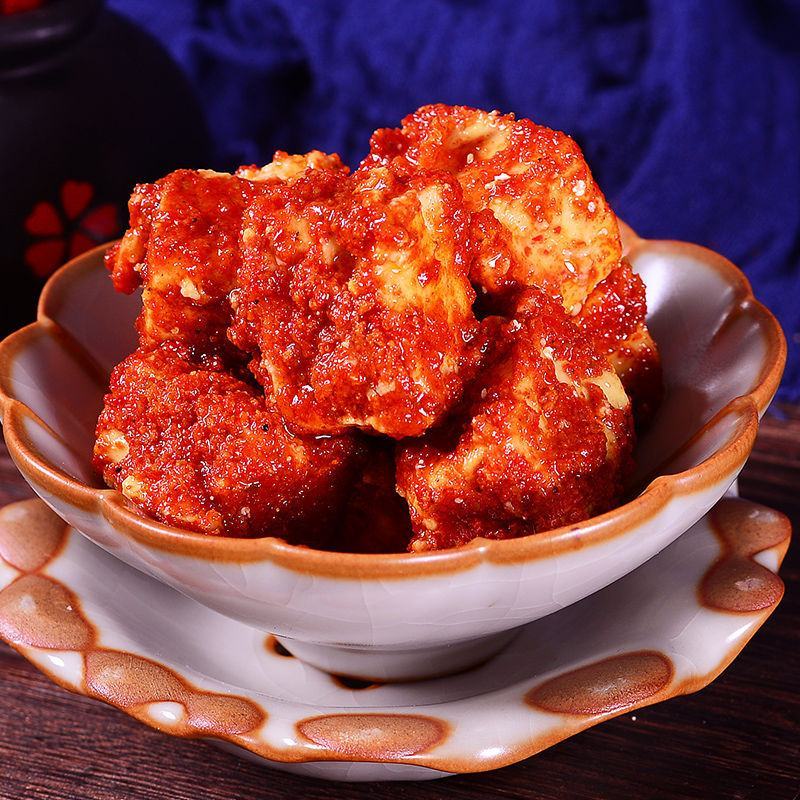 浏河李妈豆腐乳正宗香辣味霉豆腐湖南特产下饭菜豆腐拌饭包邮