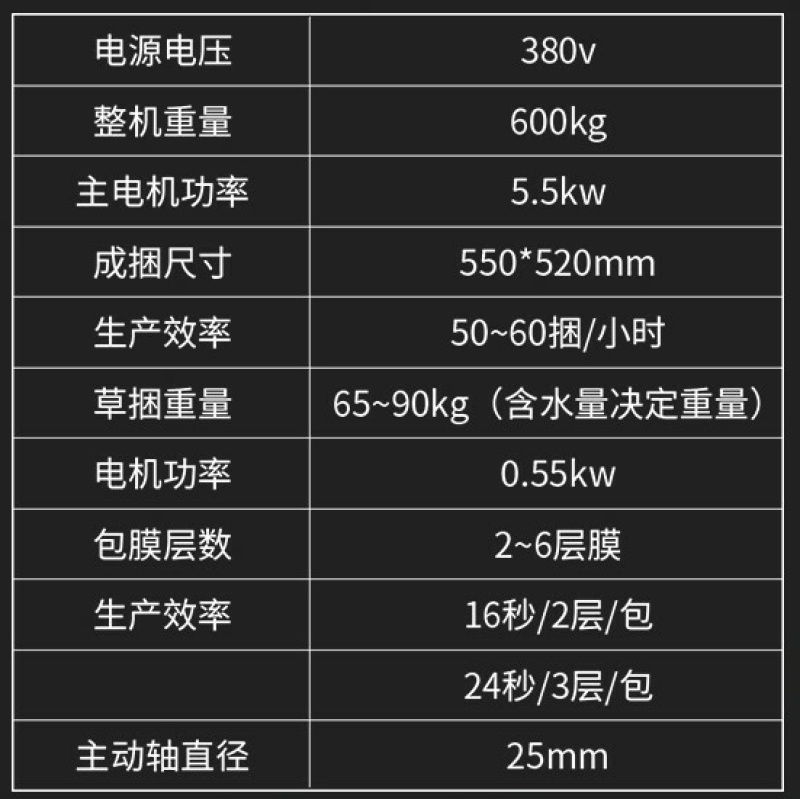 全自动青储打包机养殖青牧打捆包膜机饲料储存打包机厂家