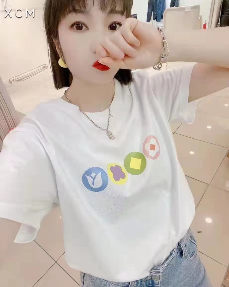 男女同款大白短T夏季爆款
