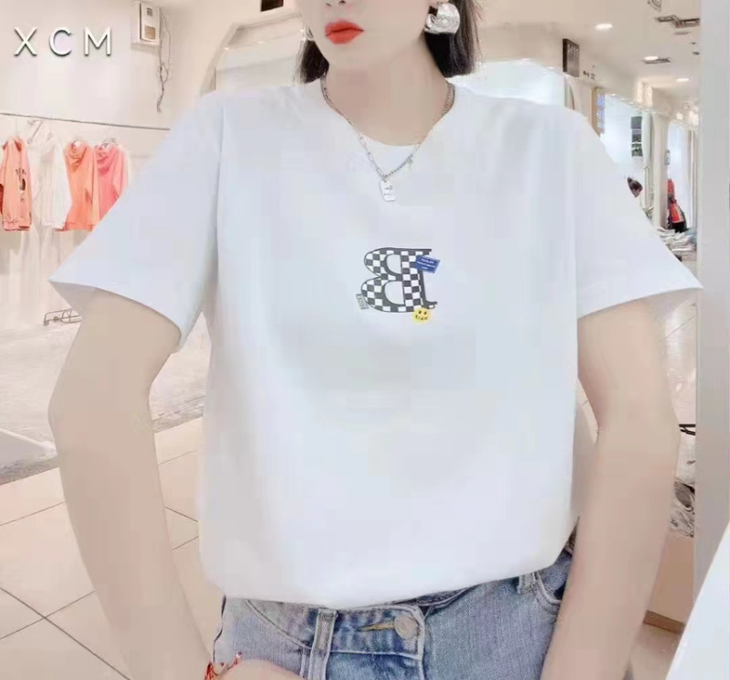 男女同款大白短T夏季爆款