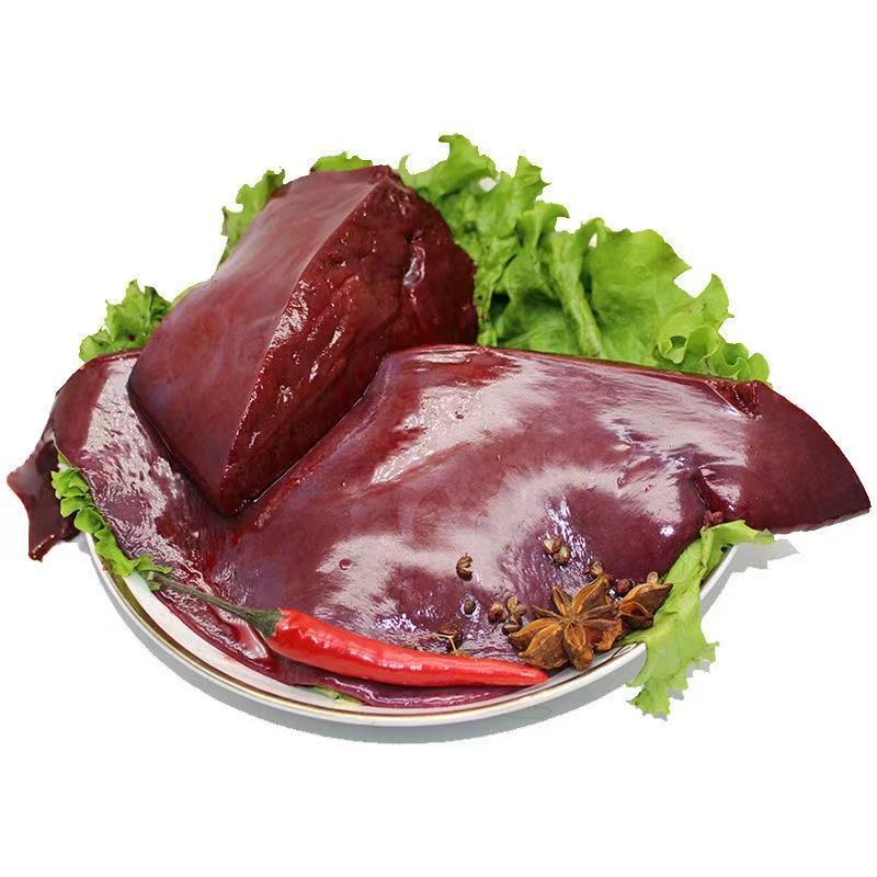 【新鲜生黄牛肝】正宗牛肝清真牛肝现宰小黄牛牛杂散称批发牛