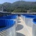 圆形镀锌板帆布鱼池铁桶高密度水池养鱼刀刮布鱼池档板全国