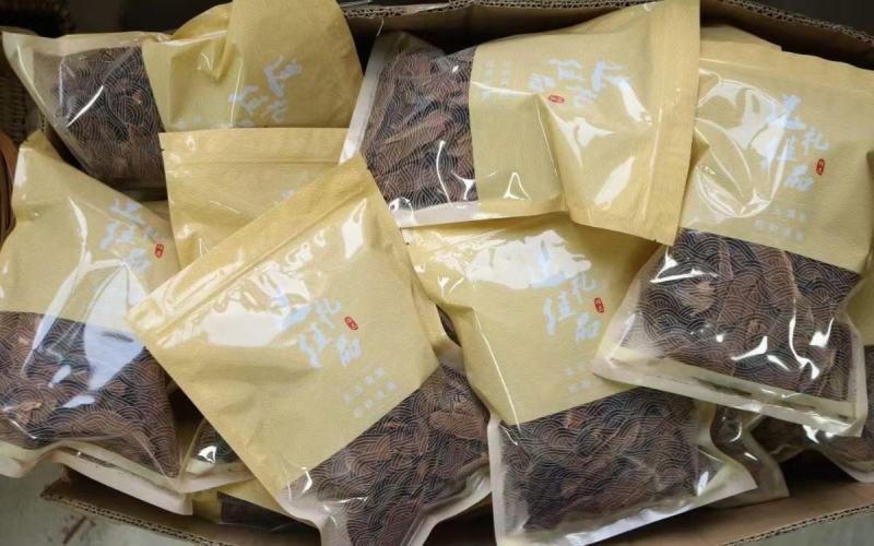 一德路黑灵芝切片片形齐整卖相好看一件代发批发货源