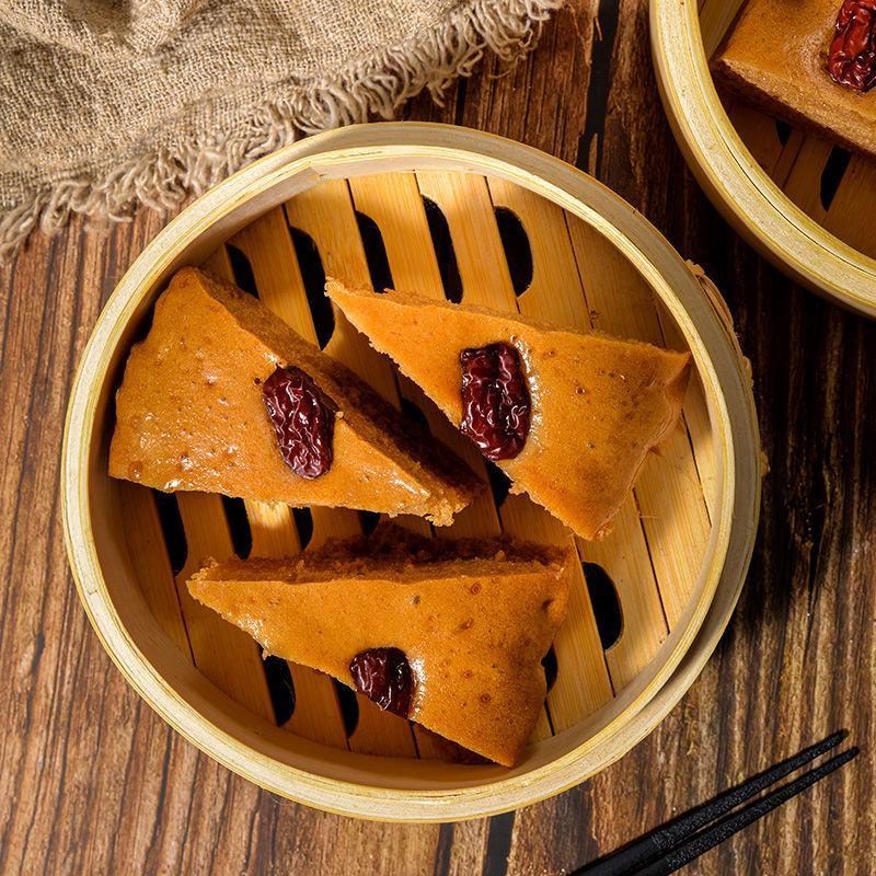 红糖发糕500g红枣糕传统宴会小米糕速食早餐馒头批发包邮