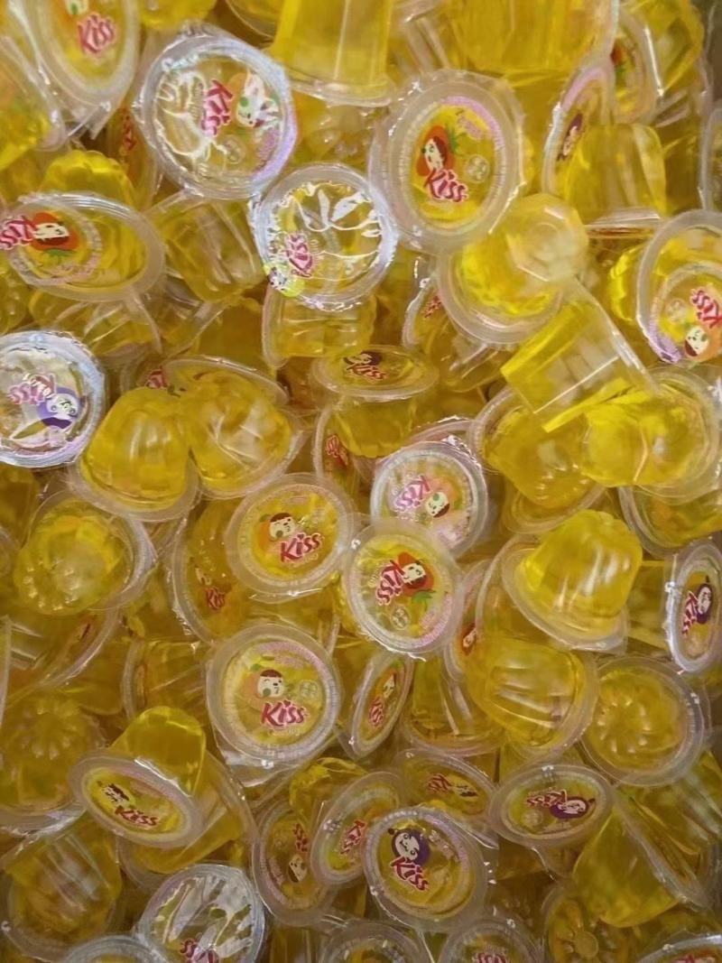 果冻，地摊货源批发10元一碗模式3斤！送广告布，果味果冻