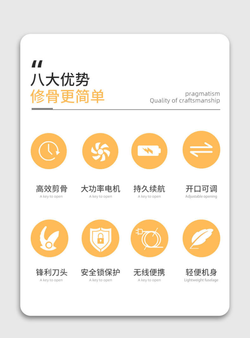 德国厨房剪刀家用电动剪子食物烤肉骨头多功能强力鸡骨剪杀鱼