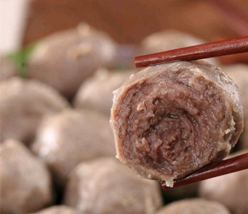手工制作牛肉丸非潮汕火锅丸子批发食材批发麻辣烫关东煮实芯