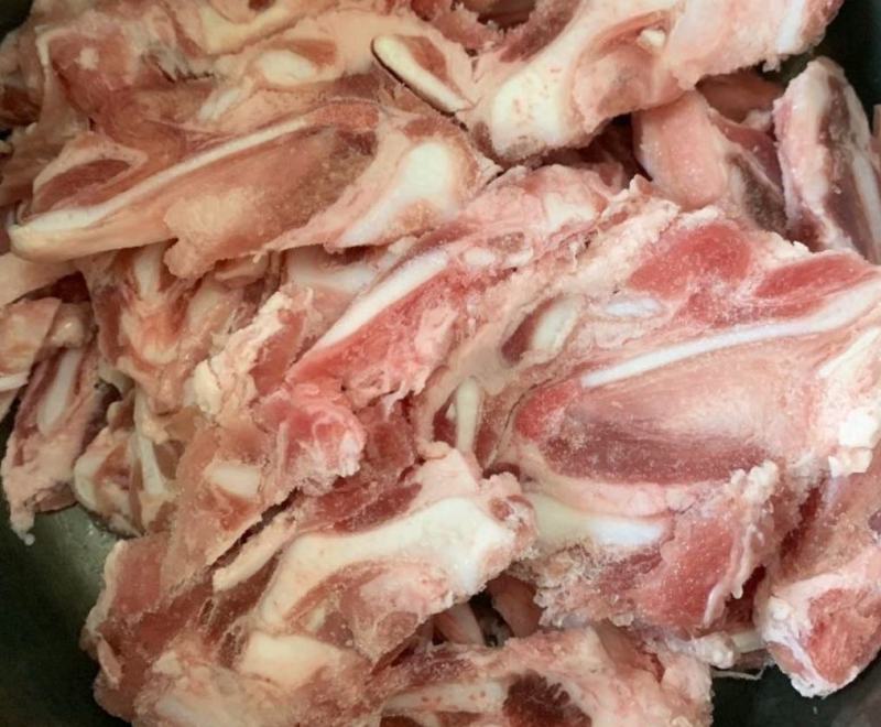 新鲜活杀猪脆骨肉猪软骨丝脆骨片生猪肉猪排骨刷肉烧烤火锅食