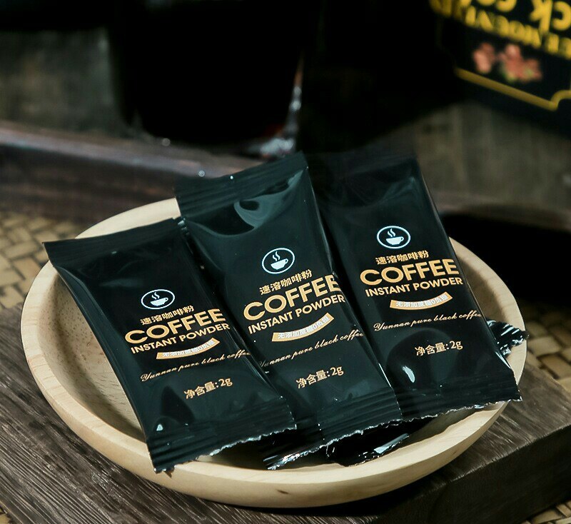 蓝山黑咖啡速溶速溶可可粉冷萃胶囊生魔酮奶茶