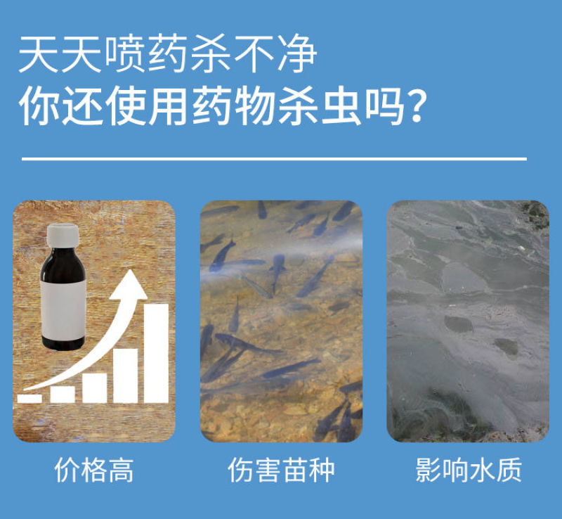 鱼塘捕虫器物理杀虫螃蟹水产养殖捕虫器户外鱼塘诱虫灯喂鱼