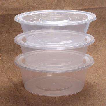一次性餐盒塑料圆形大盘鸡盆冒菜火锅底大容量小龙虾外卖打包