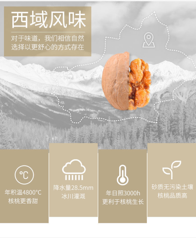 琥珀核桃仁袋装净重250g/500g蜂蜜核桃仁含罐