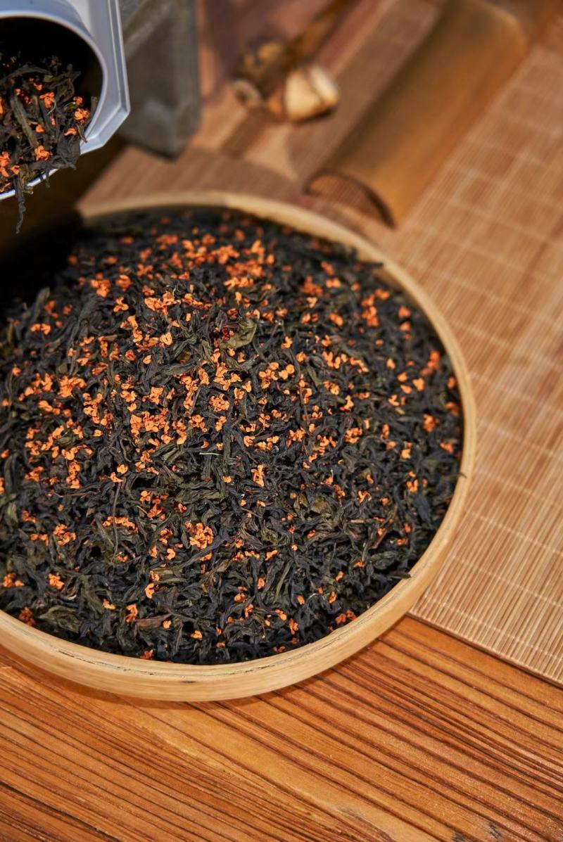 桂花红茶桂花乌龙茶野生红茶礼盒装浓香正宗正山小种