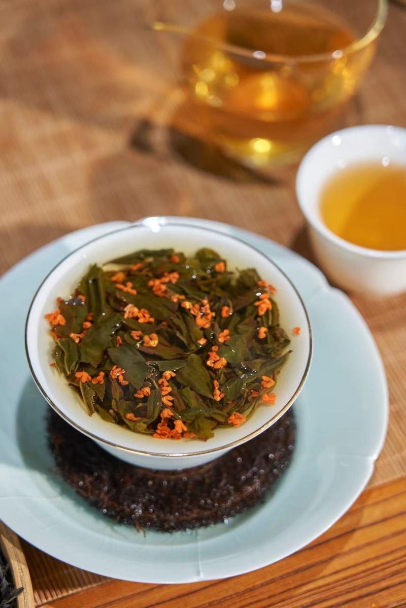 桂花红茶桂花乌龙茶野生红茶礼盒装浓香正宗正山小种