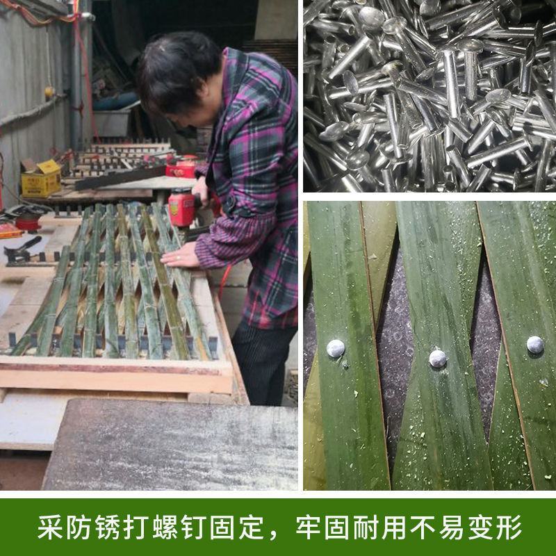 伸缩竹片篱笆户外园艺庭院菜园花园围栏围墙栅栏爬藤架装饰竿