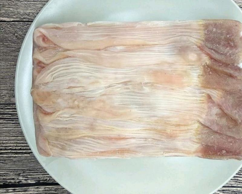 新鲜冷冻24斤/箱鸭食带,鸭食管,鸭板肠,冷冻批发江浙沪