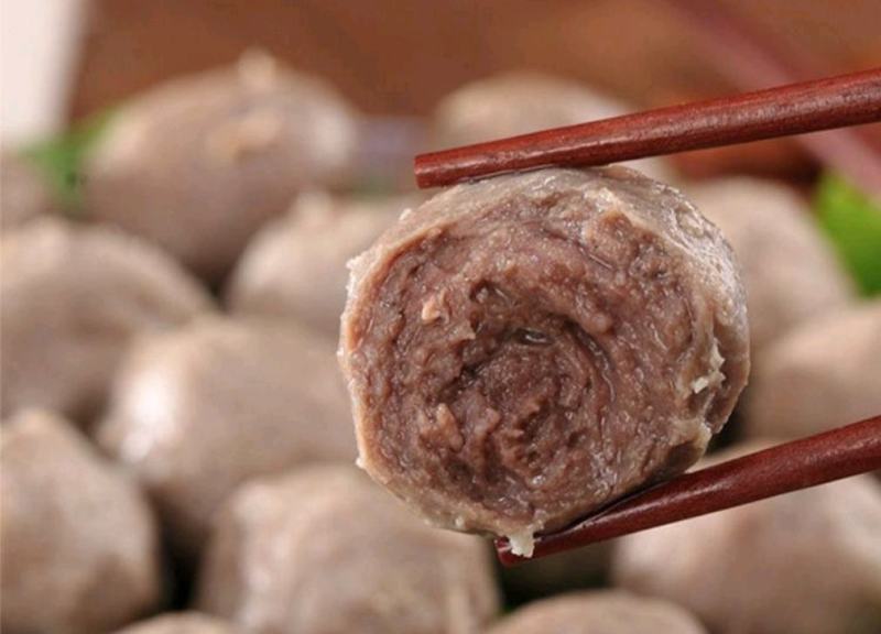 手工制作牛肉丸非潮汕火锅丸子批发食材批发麻辣烫关东煮实芯