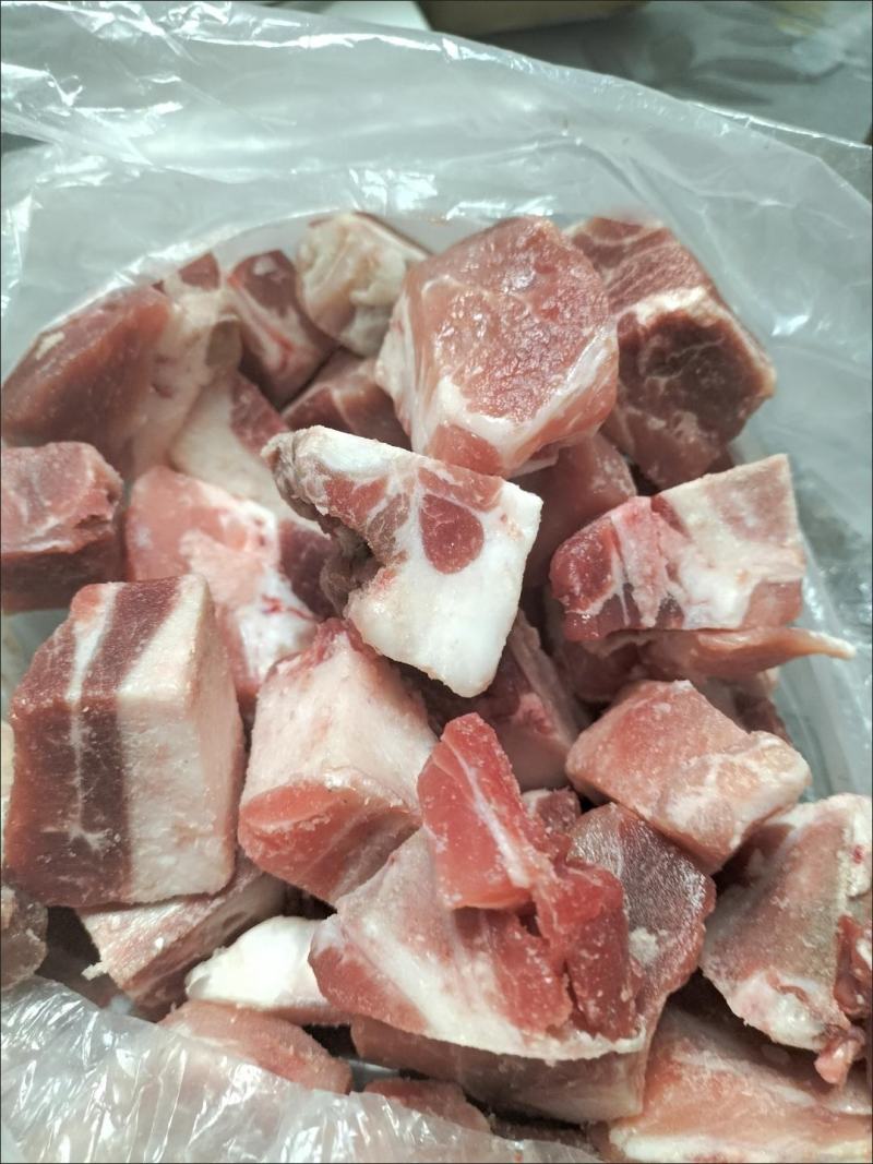 免切新鲜多肉排骨块猪排切块肉排骨块批发肋排切块排骨粒火锅