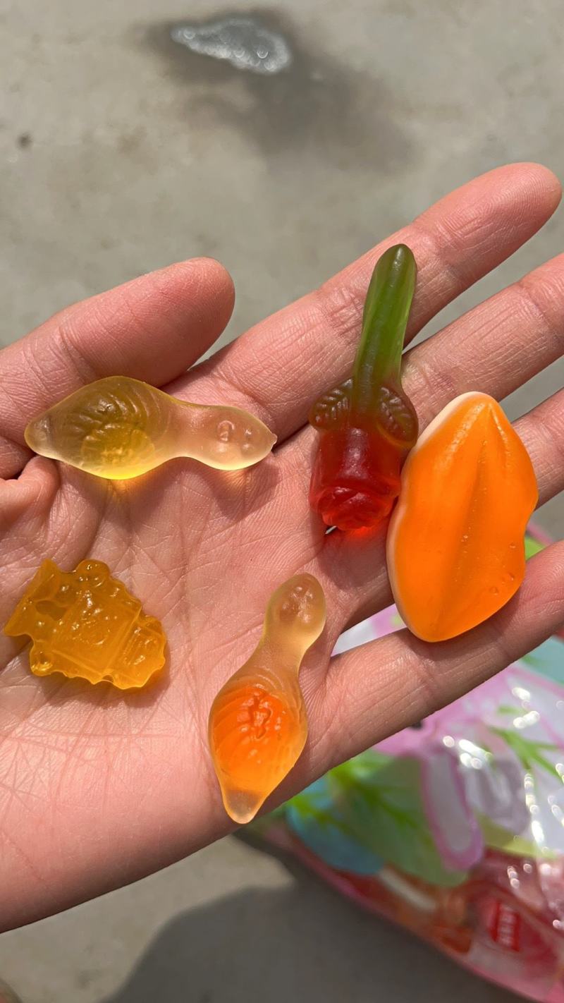 什锦8味橡皮糖qq糖软糖喜糖1混合味袋装新品休闲食