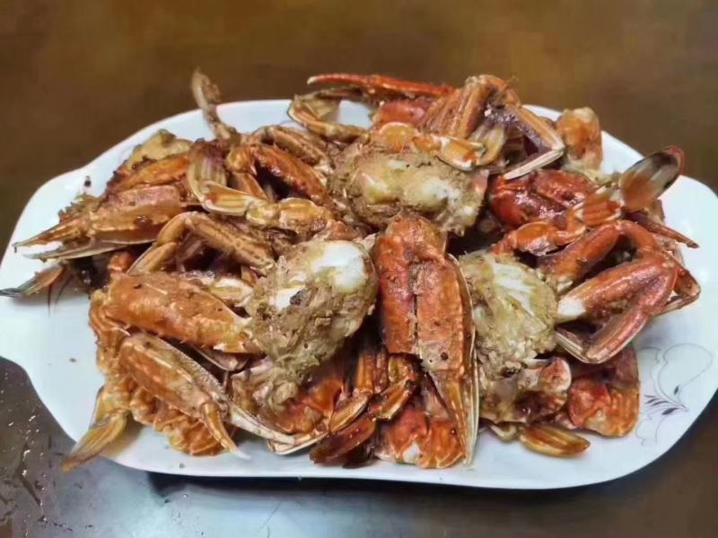 肉蟹包邮扁蟹深海大螃蟹梭子蟹试品5斤量大从优