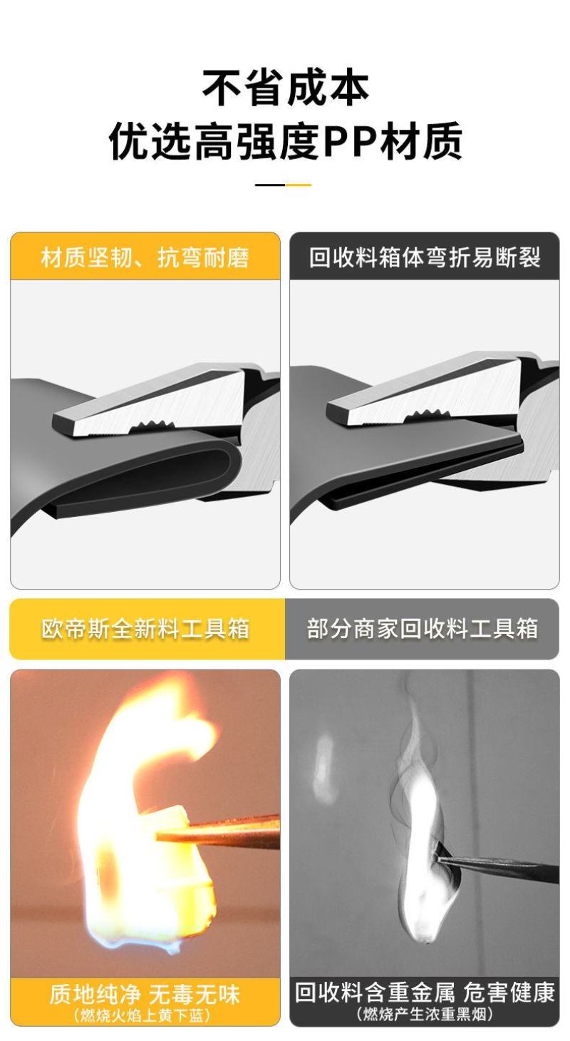 工具箱手提式大号塑料五金工具箱家用多功能维修工具收纳箱车