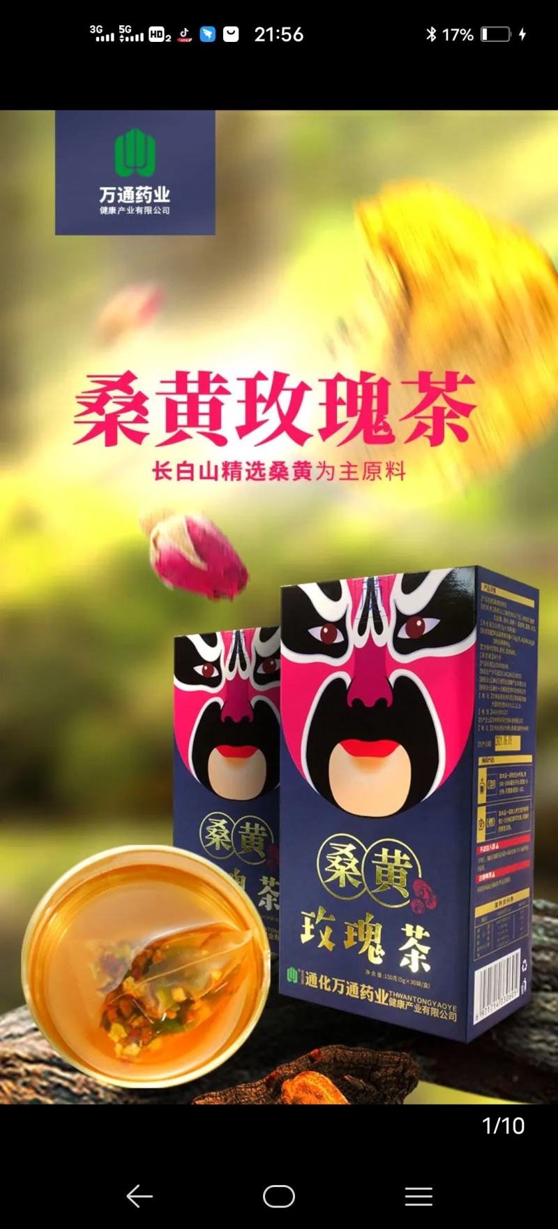 万通桑黄茶