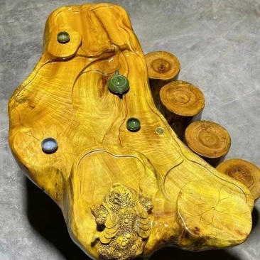 根雕茶几