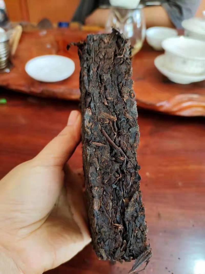 二零零五年勐海布朗山古树普洱茶熟茶250克茶砖