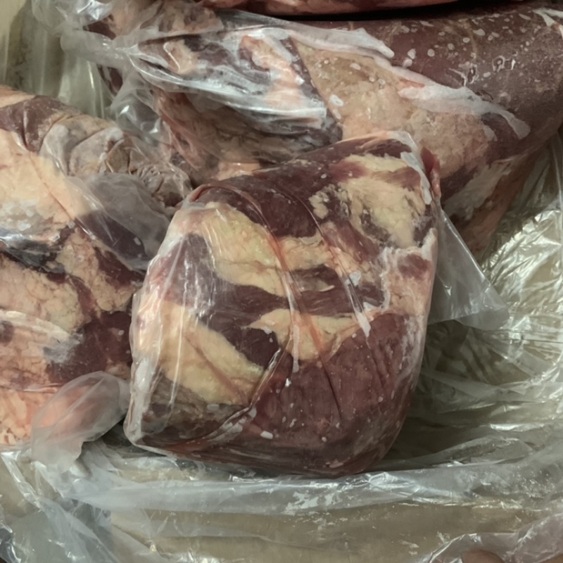 冷冻牛白腩五花腩清真食品牛板肉商用50斤一件
