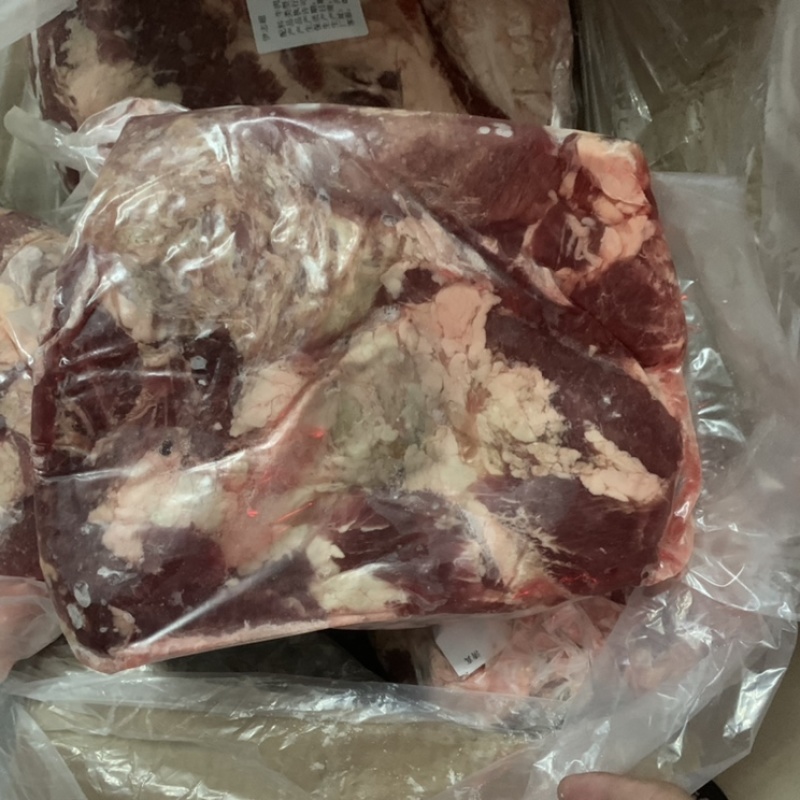 冷冻牛白腩五花腩清真食品牛板肉商用50斤一件