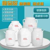 家用食品级酵素桶带盖密封塑料桶发酵酿酒储粮桶立式加厚储水