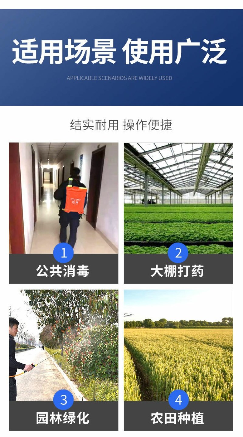 16L农用手动喷雾器加厚手压式治虫打药机园林打农药