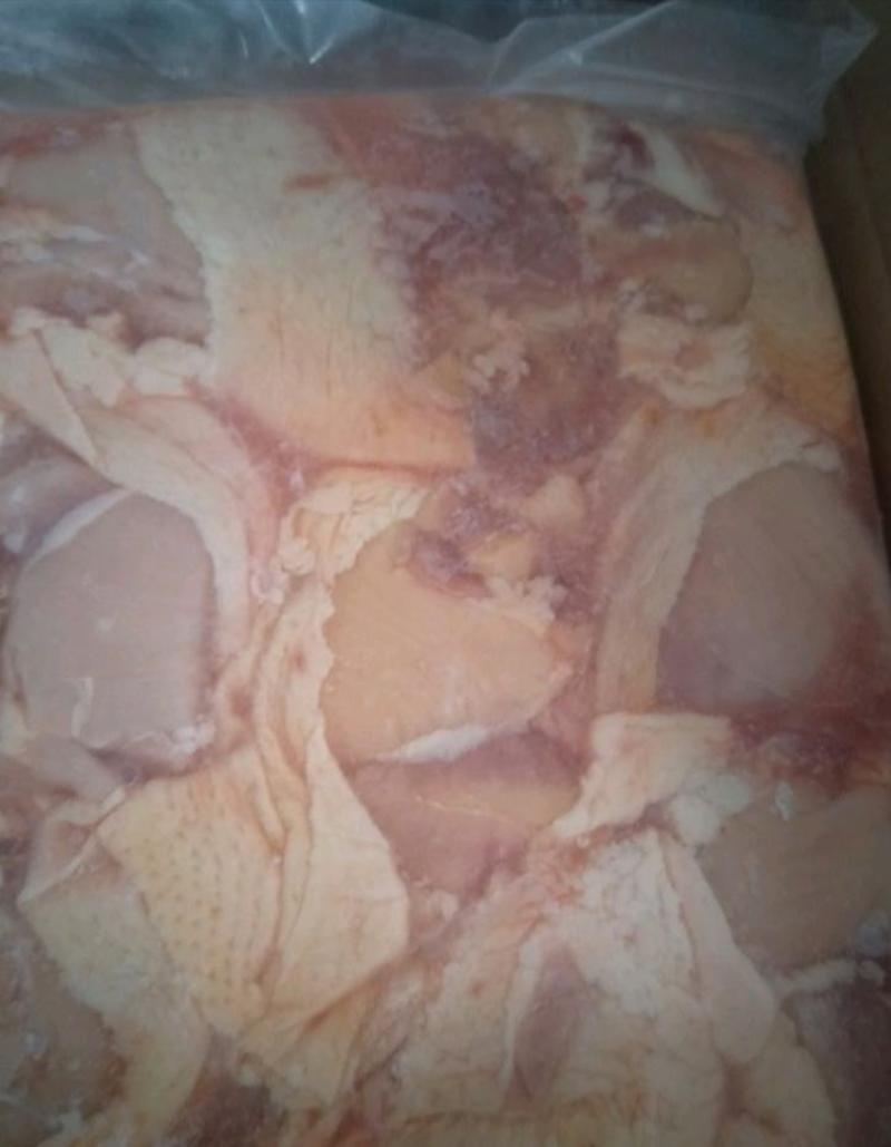 生鲜冷冻毛毛肉去骨腿肉去骨带皮鸡腿肉整箱20斤