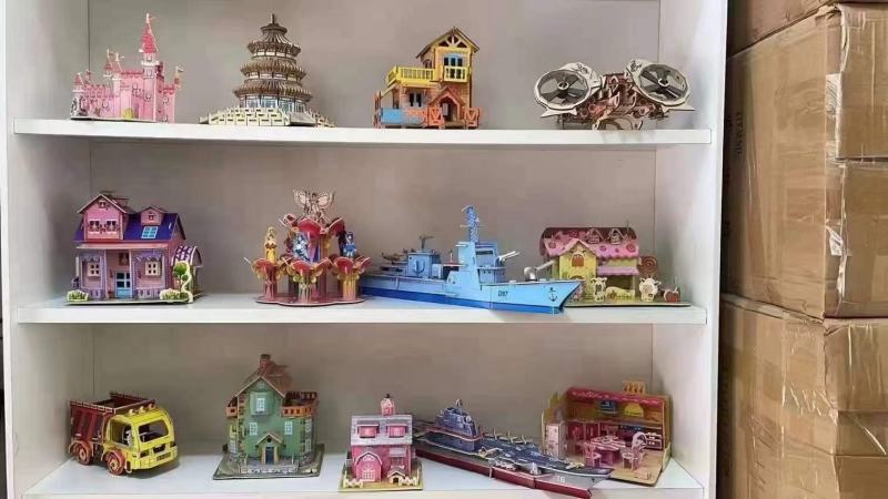 儿童拼图玩具儿童益智3D立体拼图摆地摊公园广场夜市热销