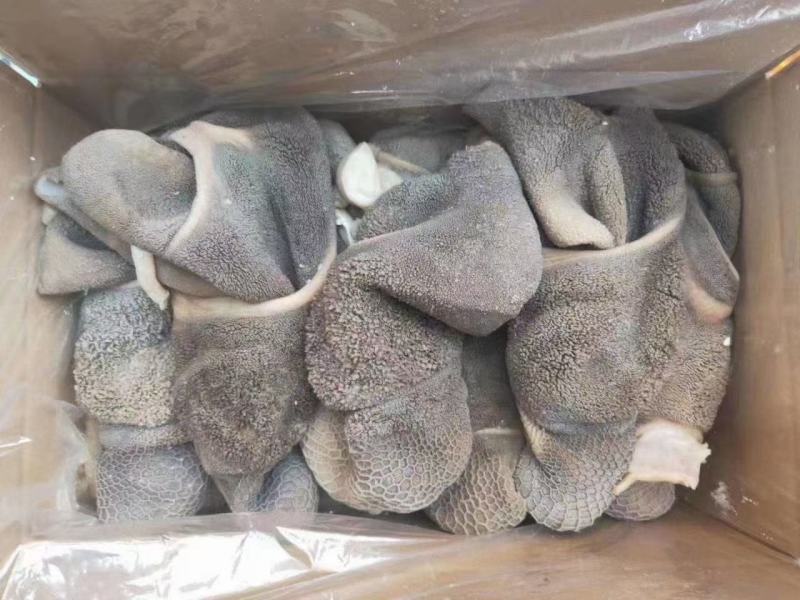 （熟羊肚）（价格便宜）免洗羊毛肚黑黄箱装自己加工厂