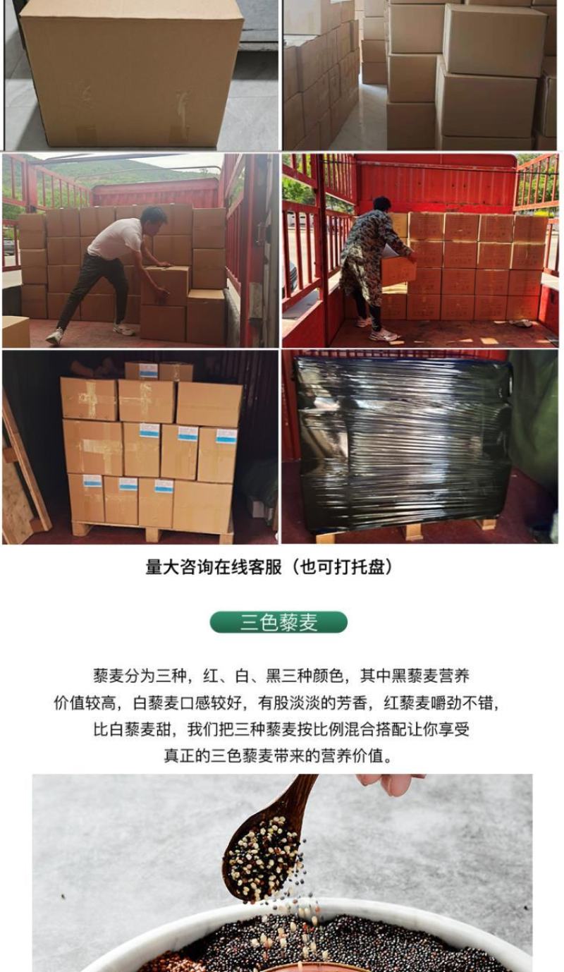 厂家直销批发青海白藜麦五谷杂粮一手货源贴牌代工