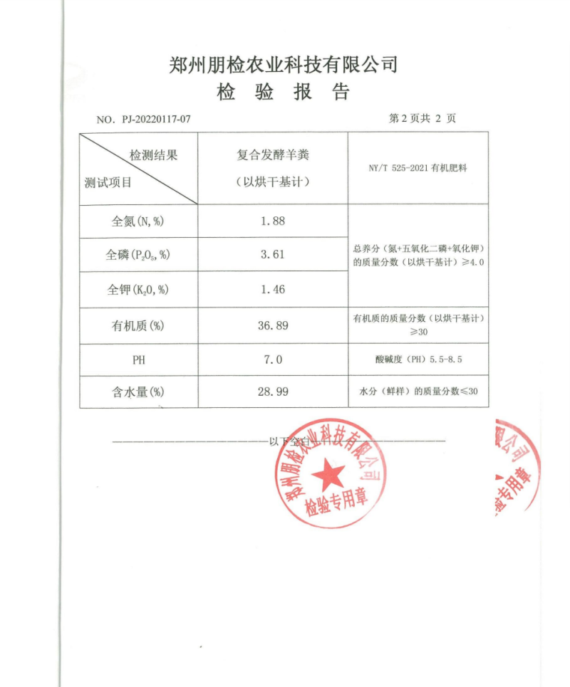 发酵羊粪每吨260元含运费，全国发货