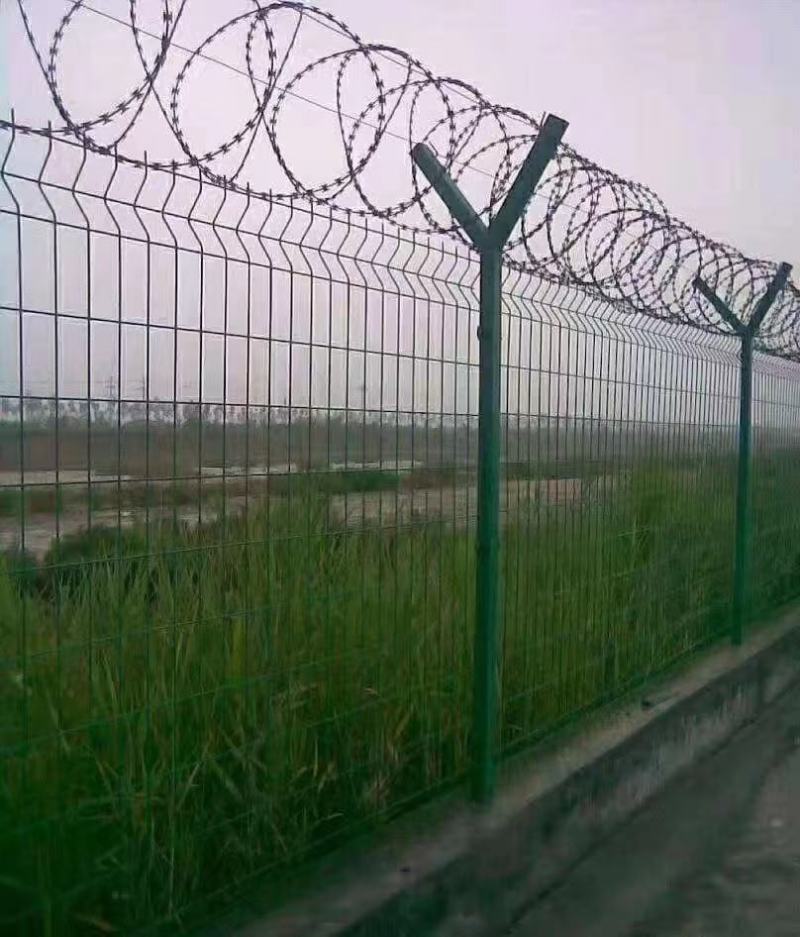 刀片刺绳网铁丝网防盗网铁蒺藜围栏网院墙防护网