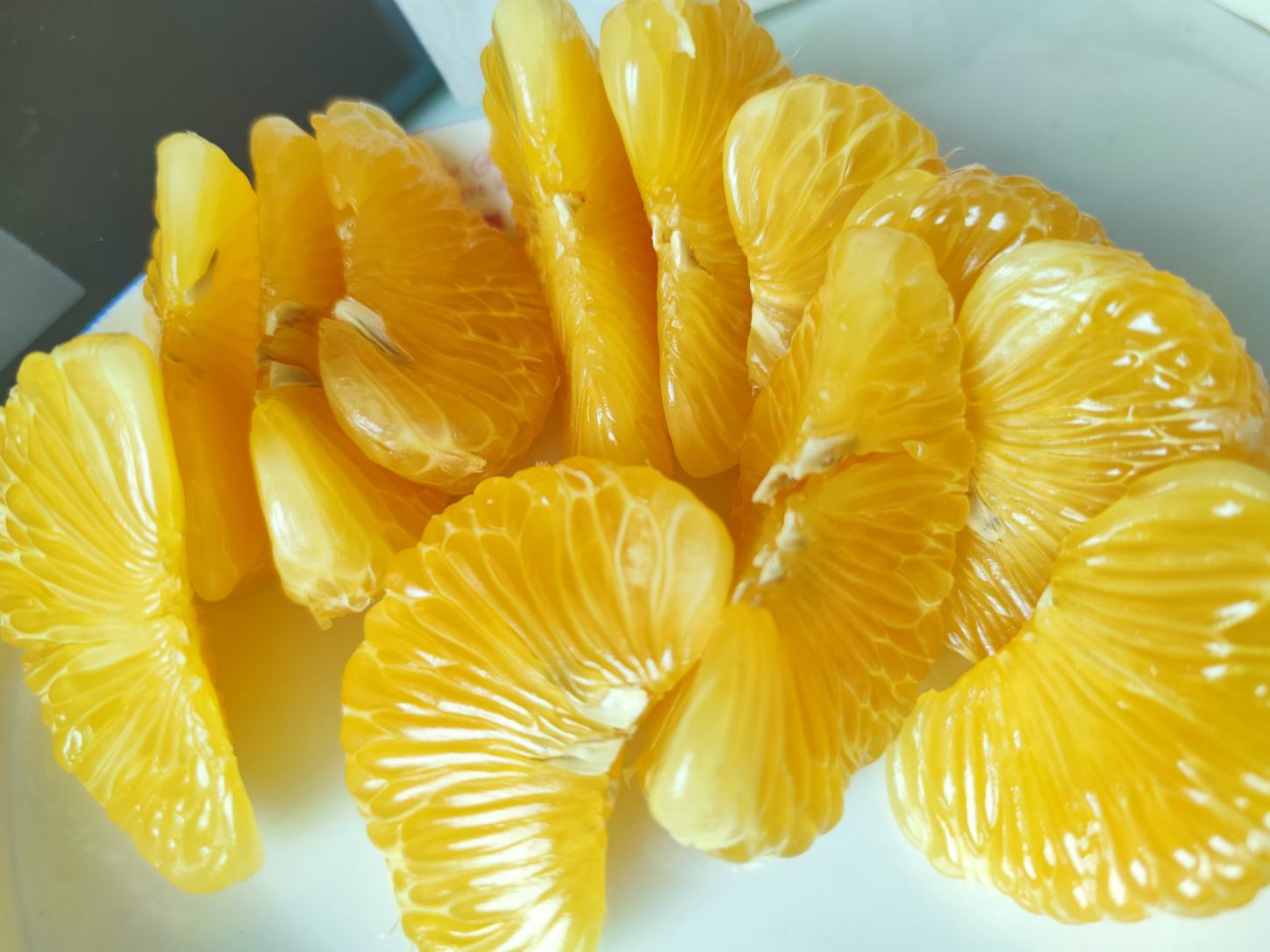 广西黄金柑果肉特写