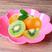 塑料波浪水果盘创意糖果盘家用装瓜子花生盘混色百货批发。