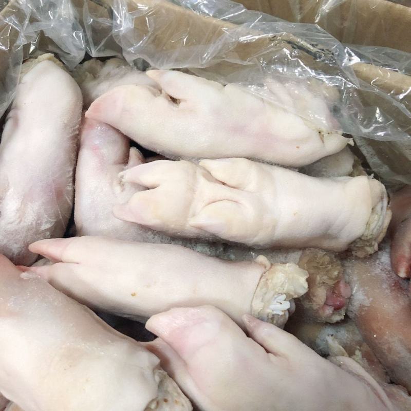 批冷冻新鲜猪蹄一级猪爪带筋猪脚生猪手整箱20斤43个左右