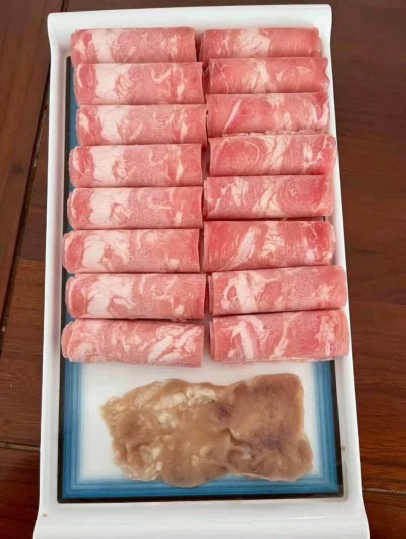 雪花肥牛可切片，自助餐厅专用，厂家直销欢迎采购